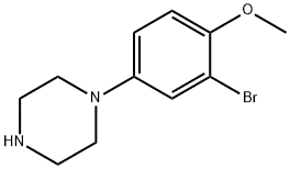 Piperazine, 1-(3-bromo-4-methoxyphenyl)- Structure