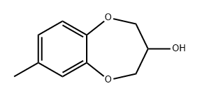 2H-1,5-Benzodioxepin-3-ol, 3,4-dihydro-7-methyl- 구조식 이미지