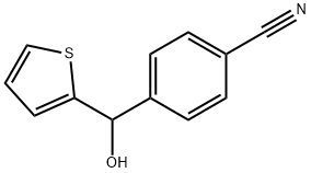 4-[hydroxy(thien-2-yl)methyl]benzonitrile 구조식 이미지