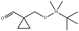 1-(tert-Butyl-dimethyl-silanyloxymethyl)-cyclopropanecarbaldehyde Structure