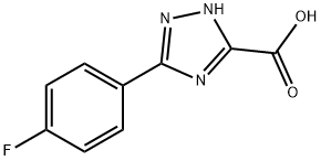 3-(4-Fluorophenyl)-1H-1,2,4-triazole-5-carboxylic acid Structure