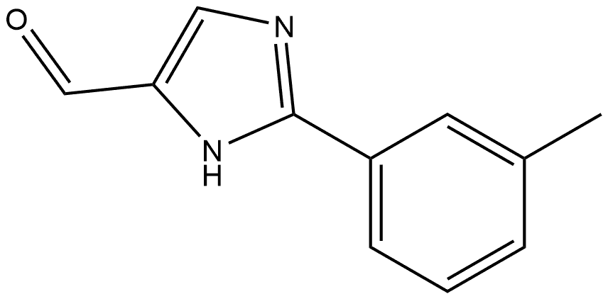 2-(m-Tolyl)-1H-imidazole-5-carbaldehyde Structure