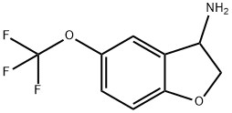 5-(Trifluoromethoxy)-2,3-dihydro-1-benzofuran-3-amine Structure