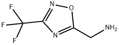1,2,4-Oxadiazole-5-methanamine, 3-(trifluoromethyl)- 구조식 이미지