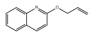 Quinoline, 2-(2-propen-1-yloxy)- Structure