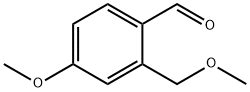 Benzaldehyde, 4-methoxy-2-(methoxymethyl)- Structure