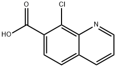 8-chloroquinoline-7-carboxylic acid 구조식 이미지