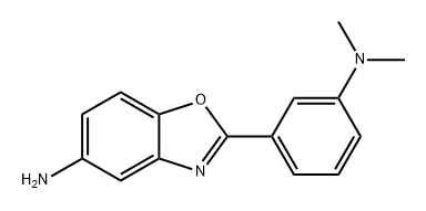 5-Benzoxazolamine, 2-[3-(dimethylamino)phenyl]- Structure