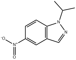 1H-Indazole, 1-(1-methylethyl)-5-nitro- Structure