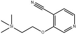 4-Pyridinecarbonitrile, 3-[2-(trimethylsilyl)ethoxy]- 구조식 이미지
