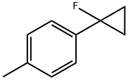 Benzene, 1-(1-fluorocyclopropyl)-4-methyl- Structure