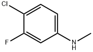 Benzenamine, 4-chloro-3-fluoro-N-methyl- Structure