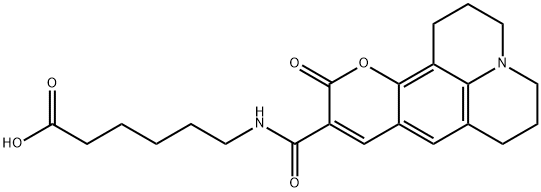 Coumarin 343 X carboxylic acid Structure