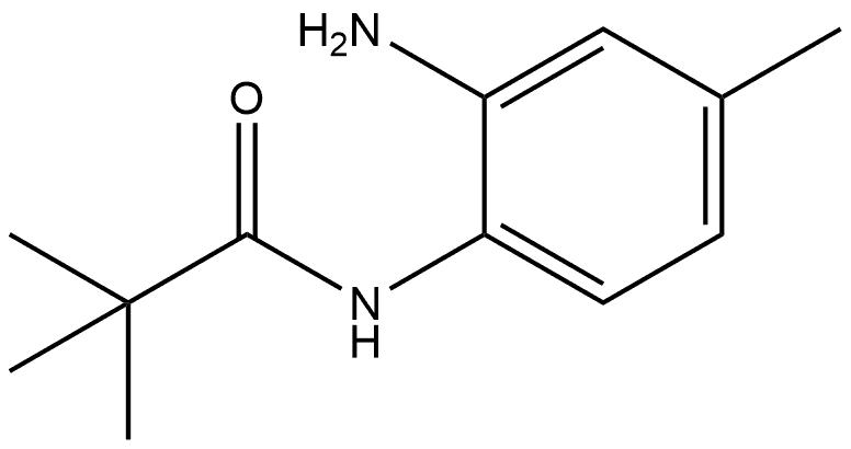 N-(2-Amino-4-methylphenyl)-2,2-dimethylpropanamide Structure