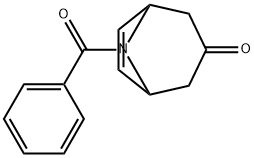 8-Azabicyclo[3.2.1]oct-6-en-3-one, 8-benzoyl- Structure