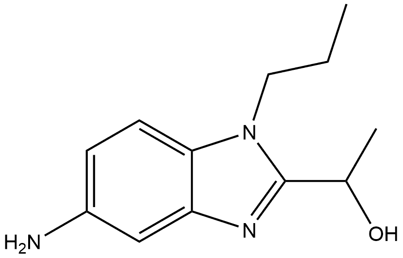 1-(5-Amino-1-propyl-1H-benzimidazol-2-yl)ethanol Structure