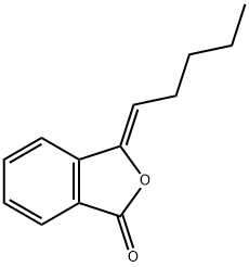 1(3H)-Isobenzofuranone, 3-pentylidene-, (3Z)- 구조식 이미지