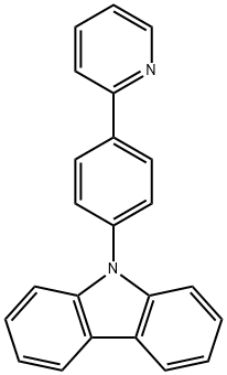 9H-Carbazole, 9-[4-(2-pyridinyl)phenyl]- Structure