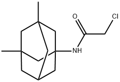 Acetamide, 2-chloro-N-(3,5-dimethyltricyclo[3.3.1.13,7]dec-1-yl)- Structure