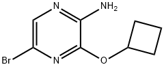 5-bromo-3-cyclobutoxypyrazin-2-amine Structure