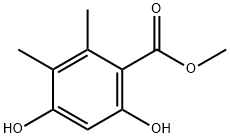 Benzoic acid, 4,6-dihydroxy-2,3-dimethyl-, methyl ester Structure