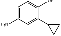 Phenol, 4-amino-2-cyclopropyl- 구조식 이미지
