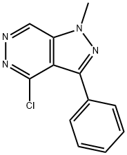 4-chloro-1-methyl-3-phenyl-1H-Pyrazolo[3,4-d]pyridazine Structure