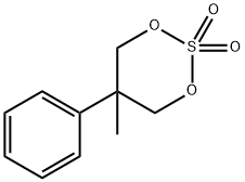 1,3,2-Dioxathiane, 5-methyl-5-phenyl-, 2,2-dioxide Structure