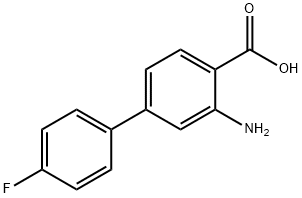 [1,1'-BIPHENYL]-4-CARBOXYLIC ACID, 3-AMINO-4'-FLUORO- 구조식 이미지