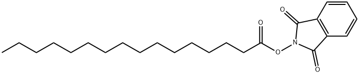 Hexadecanoic acid, 1,3-dihydro-1,3-dioxo-2H-isoindol-2-yl ester 구조식 이미지