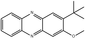 Phenazine, 2-(1,1-dimethylethyl)-3-methoxy- Structure