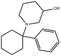 3-Piperidinol, 1-(1-phenylcyclohexyl)- 구조식 이미지