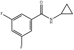 N-cyclopropyl-3,5-difluorobenzamide Structure