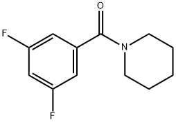 (3,5-Difluorophenyl)(piperidin-1-yl)methanone Structure