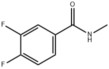 Benzamide, 3,4-difluoro-N-methyl- Structure