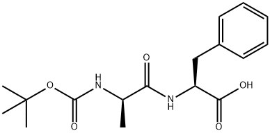 L-Phenylalanine, N-[(1,1-dimethylethoxy)carbonyl]-D-alanyl- Structure