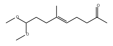 5-Nonen-2-one, 9,9-dimethoxy-6-methyl-, (E)- (9CI) 구조식 이미지