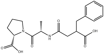 L-Proline, 1-[N-(3-carboxy-1-oxo-4-phenylbutyl)-L-alanyl]- (9CI) 구조식 이미지