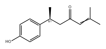 6-(4-Hydroxyphenyl)-2-methylhept-2-en-4-one 구조식 이미지