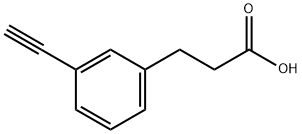 3-(3-Ethynyl-phenyl)-propionic acid 구조식 이미지