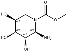 알파-릭소피라노실아민,5-데옥시-5-[(메톡시카르보닐)아미노]-(9CI) 구조식 이미지