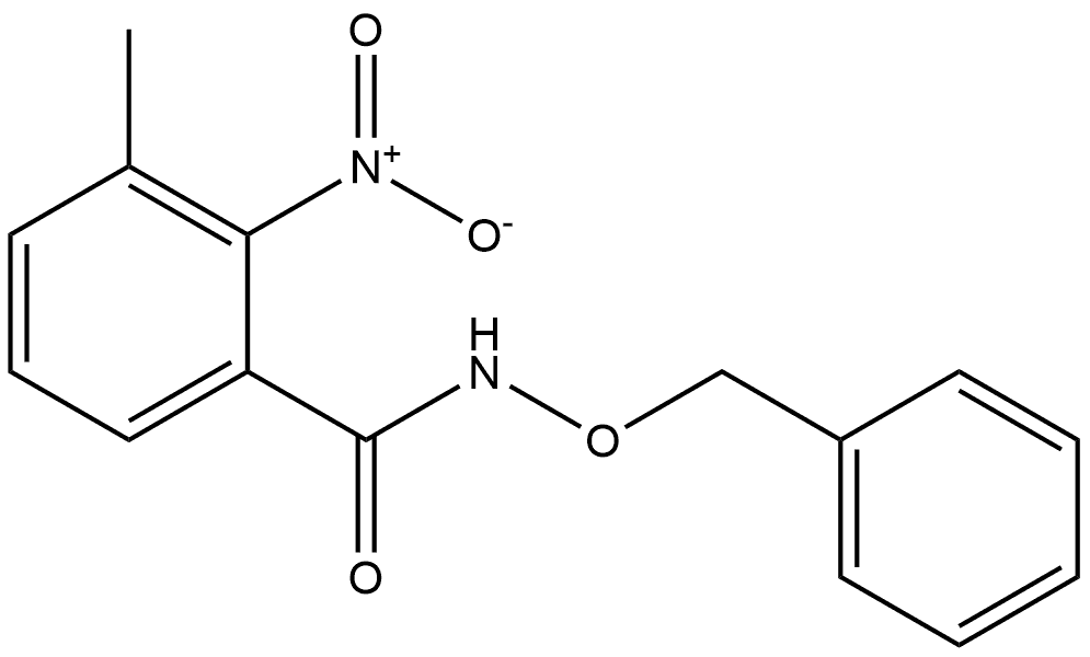 N-(benzyloxy)-3-methyl-2-nitrobenzamide Structure