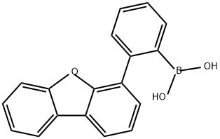 Boronic acid, B-[2-(4-dibenzofuranyl)phenyl]- Structure