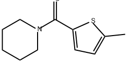 Methanone, (5-methyl-2-thienyl)-1-piperidinyl- Structure