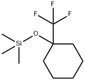 Cyclohexane, 1-(trifluoromethyl)-1-[(trimethylsilyl)oxy]- Structure