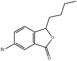 1(3H)-Isobenzofuranone, 6-bromo-3-butyl- Structure