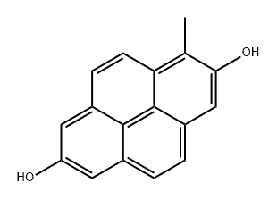 2,7-Pyrenediol, 1-methyl- 구조식 이미지