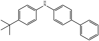 [1,1'-Biphenyl]-4-amine, N-[4-(1,1-dimethylethyl)phenyl]- Structure