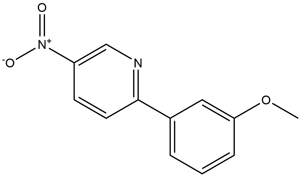 2-(3-methoxyphenyl)-5-nitropyridine Structure