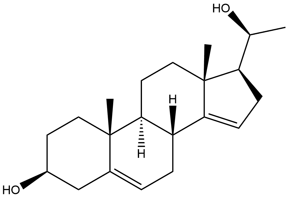 Pregna-5,14-diene-3β,20β-diol (7CI) Structure